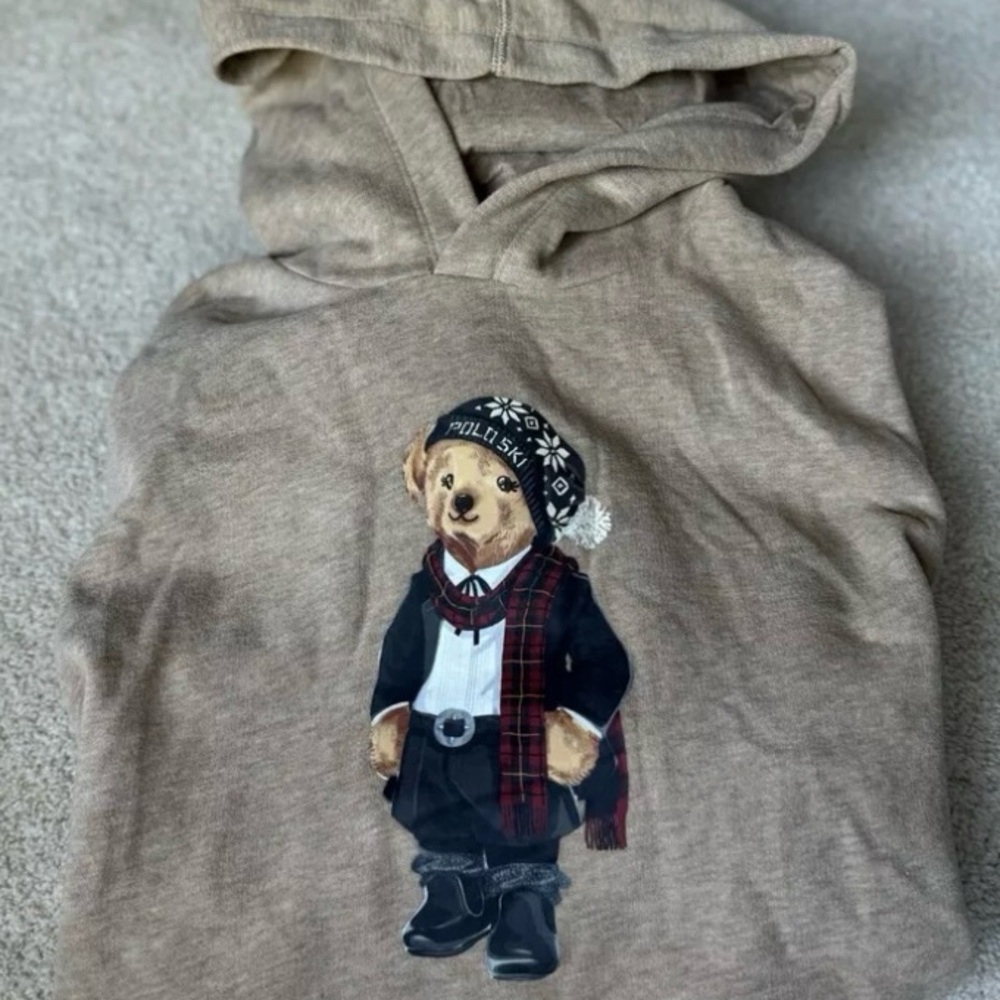 Ralph Lauren Polo Bear Sweatshirt, Girls Size XL/16